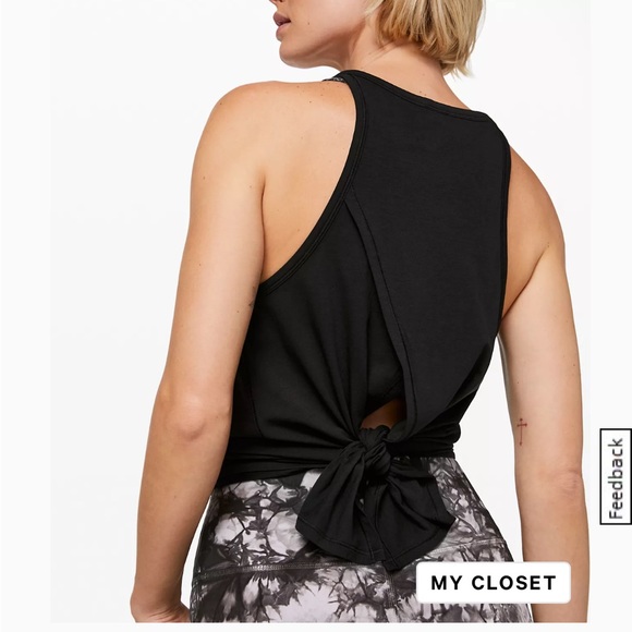 Lululemon open ends tank size 4 white - Picture 5 of 5